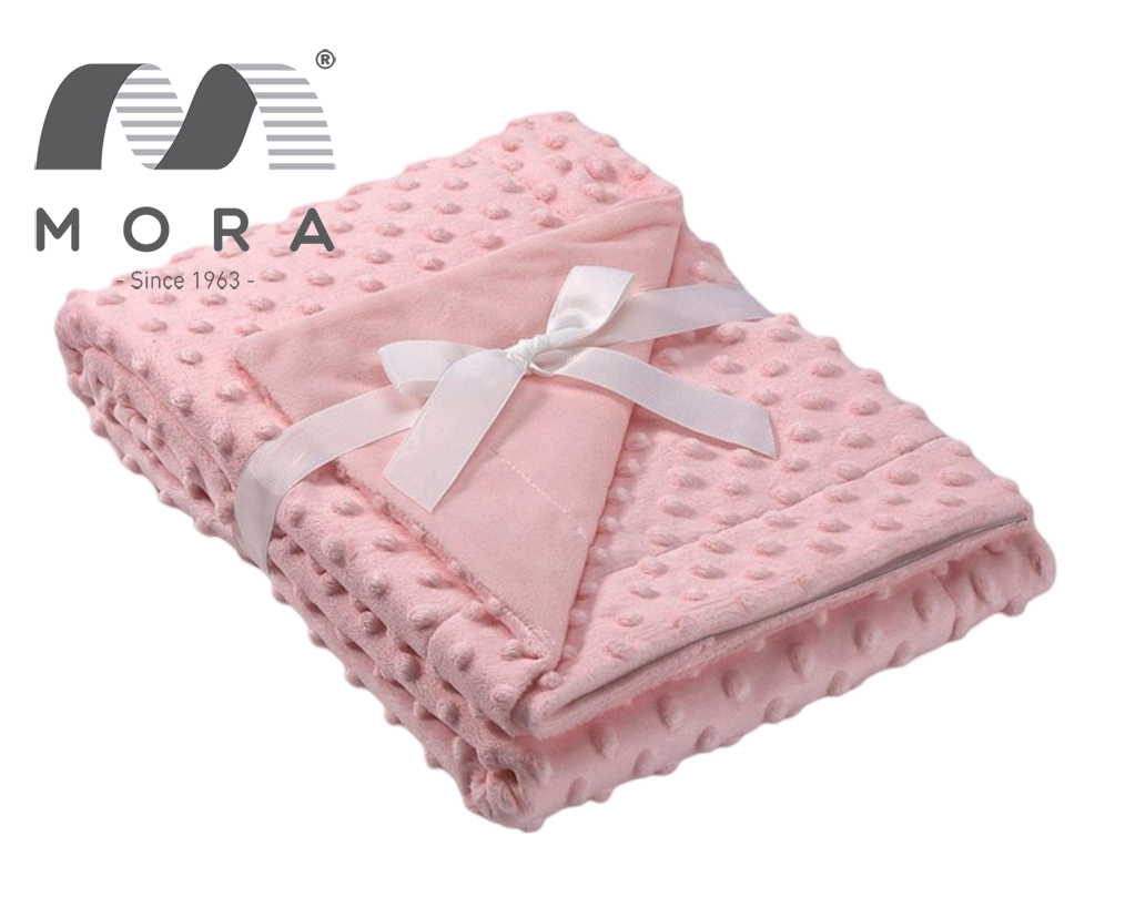 Manta Copitos Mora Rosa