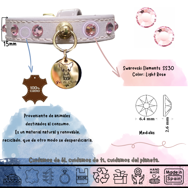 Collar "First Petit" Baby Pink