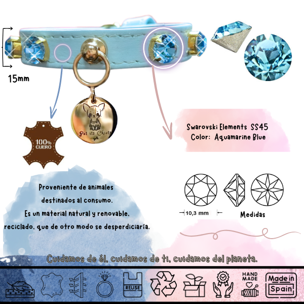 Collar Blue "Paradise"