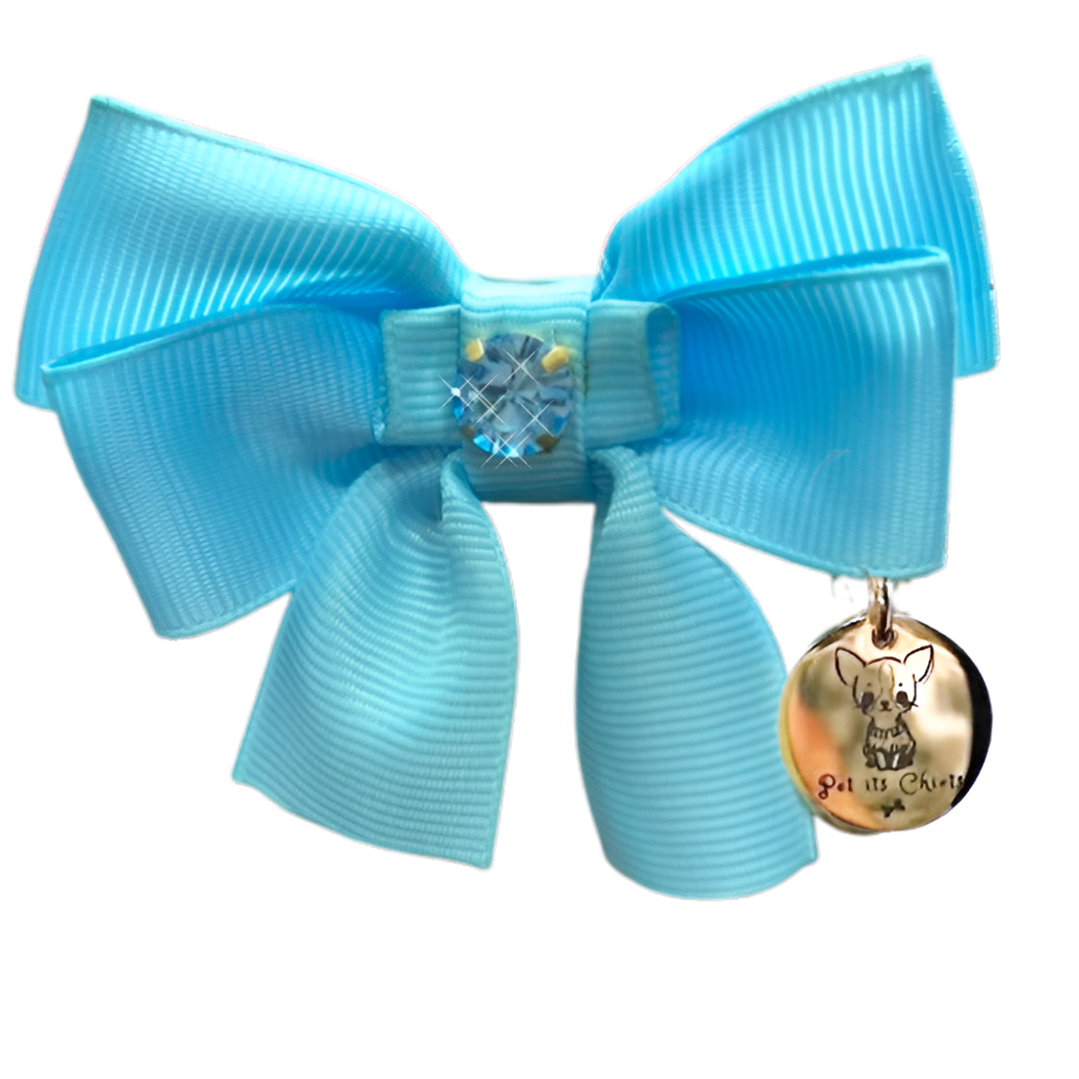 Collar Candy Bow Baby Blue