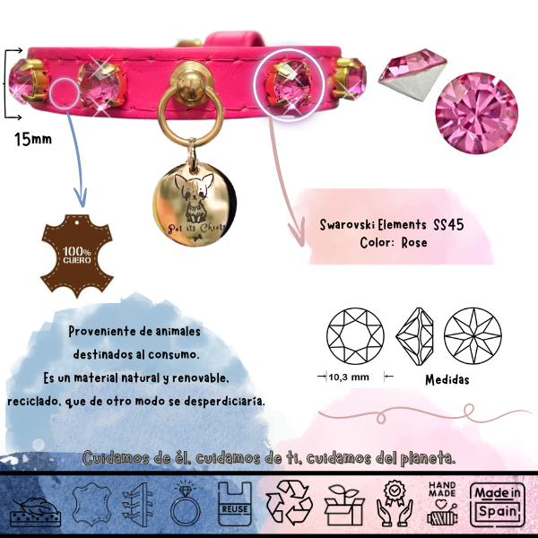 Collar Pink "Paradise"