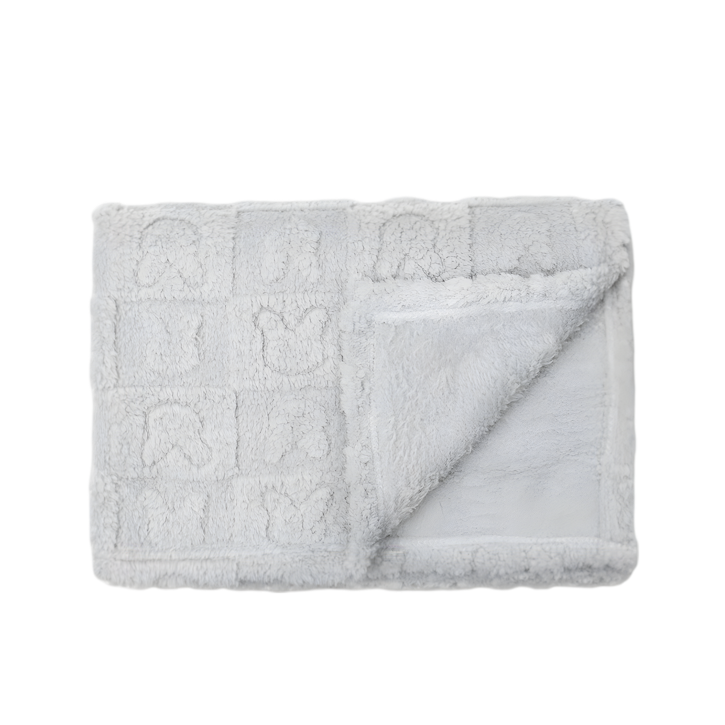 Manta Sherpa Conejito Gris