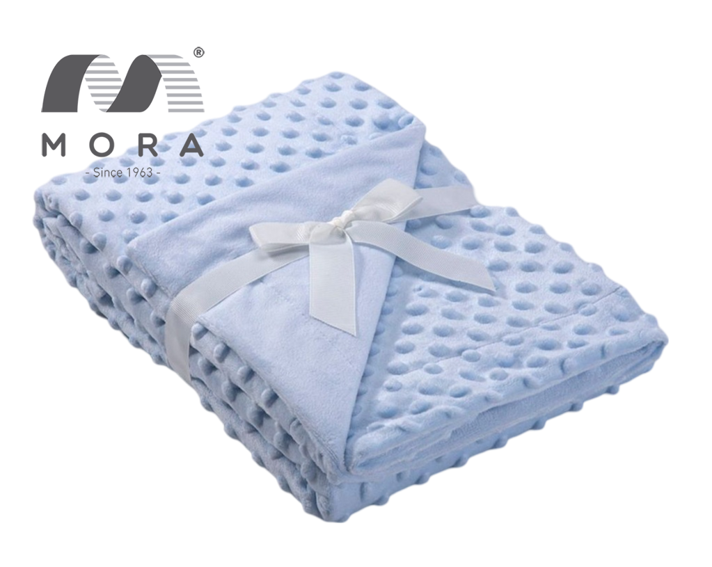 Manta Copitos Mora Azul
