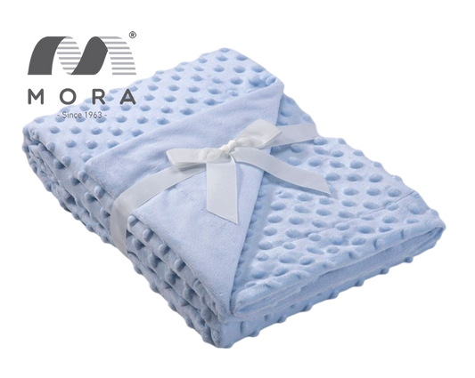Manta Copitos Mora Azul