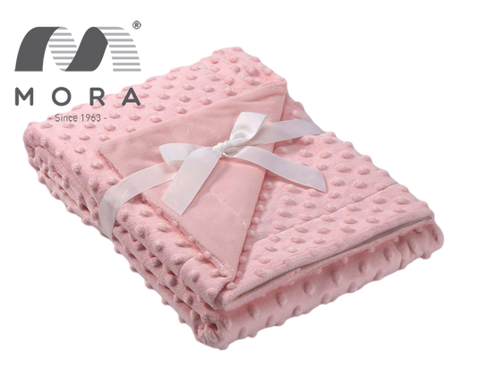 Manta Copitos Mora Rosa