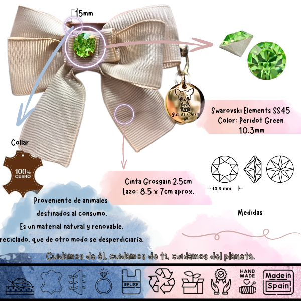 Collar Candy Bow Autumn Light
