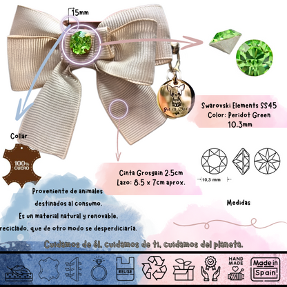 Collar Candy Bow Autumn Light