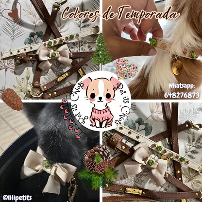 Collar Candy Bow Autumn Light