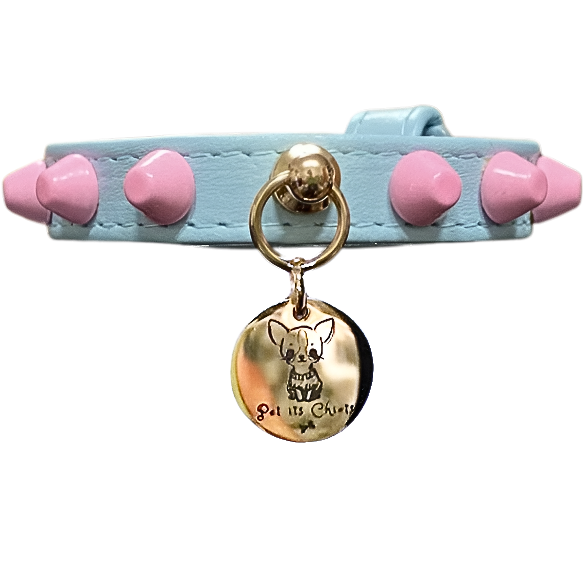 Collar "FiercePup" Blue/Pink