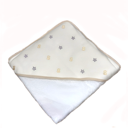 Capa de Baño Osito Estrella Beige