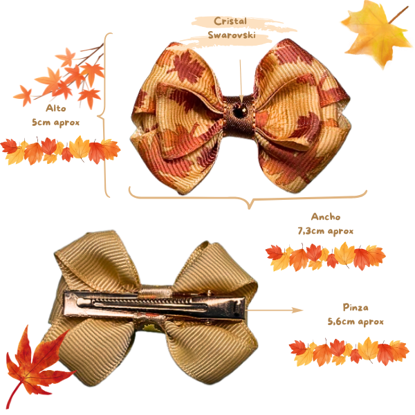 Lazo Seasonal Bows "Leaves"