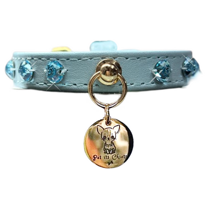 Collar "First Petit" Sew-on Baby Blue