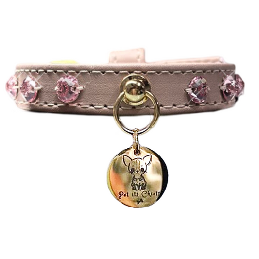 Collar "First Petit" Sew-on Baby Pink