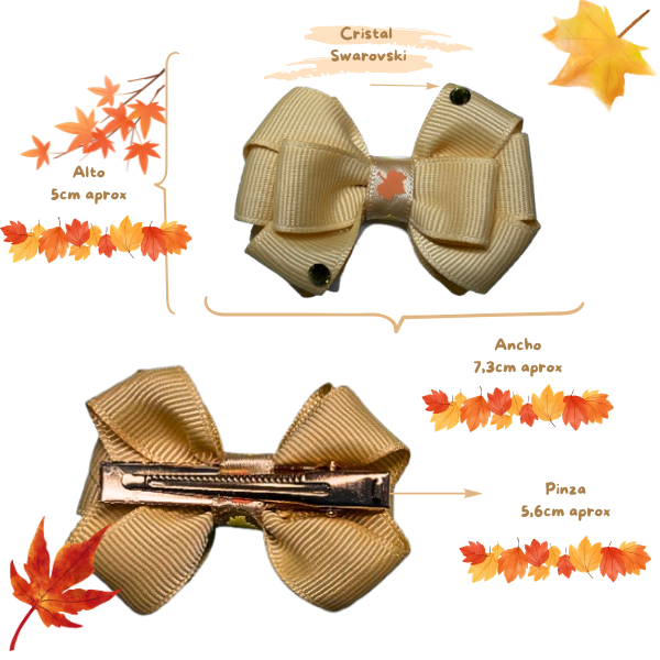 Lazo Seasonal Bows "Beige"