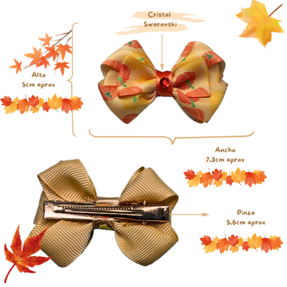 Lazo Seasonal Bows "Pumpkin"