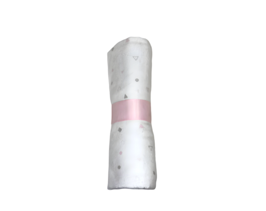 Muselina de Franela Nube Dibujos Rosa